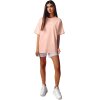 Reichstadt Oversized T-Shirt Damen Brand Stick23RSW044 Old Pink M