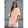 Reichstadt Oversized T-Shirt Damen Brand Stick23RSW044 Old Pink M