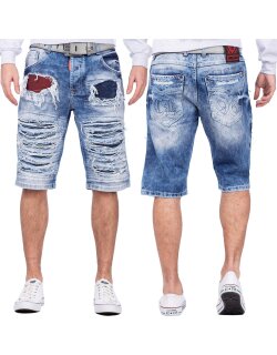 Cipo & Baxx Herren Shorts CK219 Blue W44