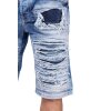 Cipo & Baxx regular fit Shorts Herren Stonewashed CK219 Blue