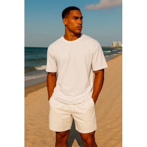 Reichstadt Oversized Herren T-Shirt 25RS070 White S