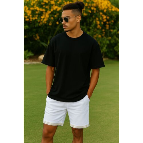 Reichstadt Oversized Herren T-Shirt 25RS070 Black XXS