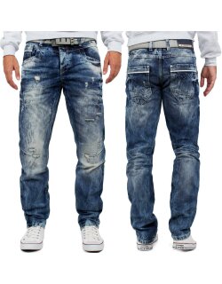 Cipo & Baxx Herren Jeans CD104 Blau W30/L32