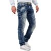 Cipo & Baxx regular fit Jeans Herren Stonewashed CD104 Blue W33/L34