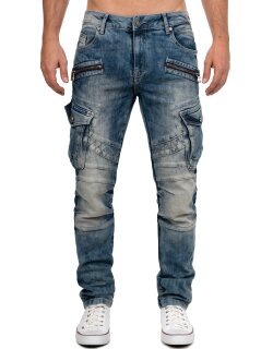 Cipo & Baxx straight fit Jeans Herren Stonewashed CD780