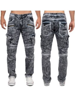 Cipo & Baxx straight fit Jeans Herren Stonewashed CD780