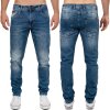 Cipo & Baxx slim fit Jeans Herren Stonewashed CD820