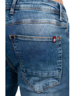 Cipo & Baxx slim fit Jeans Herren Stonewashed CD820 Blue W32/L34