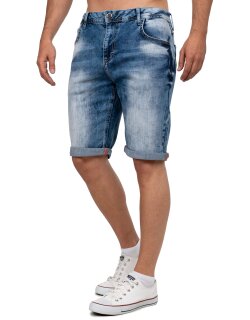 Cipo & Baxx regular fit Shorts Herren Stonewashed CK266 Blue W32