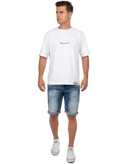 Cipo & Baxx regular fit Shorts Herren Stonewashed CK266 Blue W32