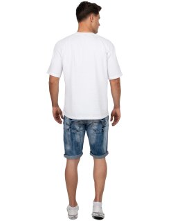 Cipo & Baxx regular fit Shorts Herren Stonewashed CK266 Blue W32