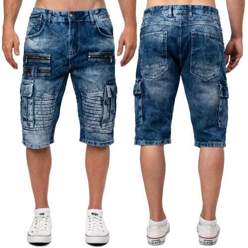 Cipo & Baxx regular fit Shorts Herren Stonewashed CK295