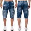 Cipo & Baxx regular fit Shorts Herren Stonewashed CK295