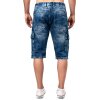 Cipo & Baxx regular fit Shorts Herren Stonewashed CK295 Blue
