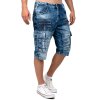 Cipo & Baxx regular fit Shorts Herren Stonewashed CK295 Blue