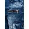 Cipo & Baxx regular fit Shorts Herren Stonewashed CK295 Blue