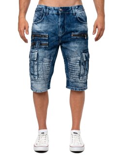 Cipo & Baxx regular fit Shorts Herren Stonewashed...