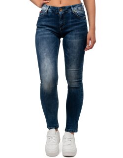 Cipo & Baxx Slim Fit Jeans Damen Stonewashed   - WD461