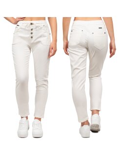 Cipo & Baxx Regular Fit Hose Damen Knopfverschluss...