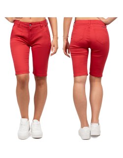 Cipo & Baxx Damen Straight Fit Capri Hose Mid Waist BA-WK186