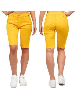 Cipo & Baxx straight fit Shorts Damen Mid Waist WK186