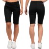 Cipo & Baxx Damen Straight Fit Capri Hose Mid Waist BA-WK186