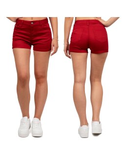 Cipo & Baxx regular fit Shorts Damen Mid Waist WK195