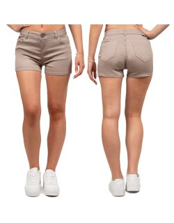 Cipo & Baxx regular fit Shorts Damen Mid Waist WK195