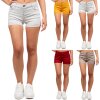 Cipo & Baxx regular fit Shorts Damen Mid Waist WK195