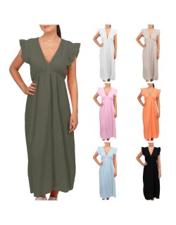 Reichstadt Damen Musselin Sommerkleid 25RSW076