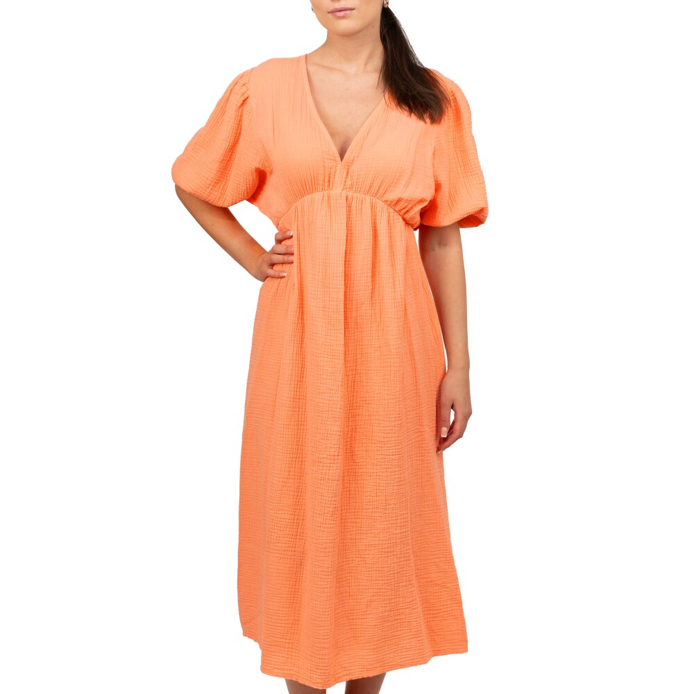 Reichstadt Relaxed Fit Sommerkleid Damen Musselin 25RSW077 Orange One Size