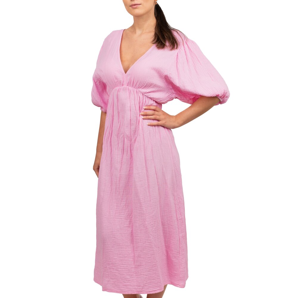 Reichstadt Relaxed Fit Sommerkleid Damen Musselin 25RSW077 Pink One Size