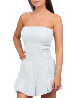 Reichstadt Damen Musselin Sommerkleid mit Shorts 25RSW078
