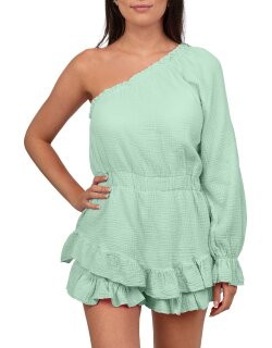 Reichstadt Damen Musselin Sommerkleid mit Shorts 25RSW079
