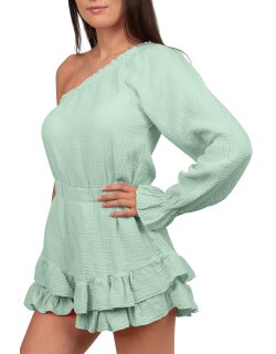 Reichstadt Damen Musselin Sommerkleid mit Shorts 25RSW079
