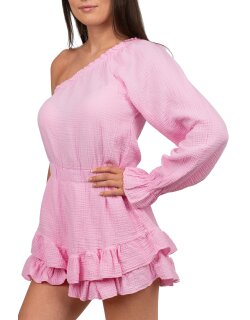 Reichstadt Damen Musselin Sommerkleid mit Shorts 25RSW079
