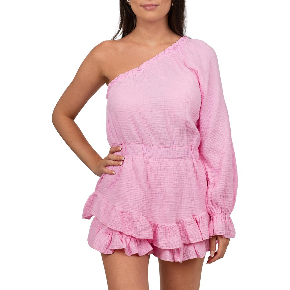 Reichstadt Relaxed Fit Sommerkleid Damen mit Shorts 25RSW079 Pink One Size