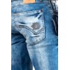 Cipo & Baxx straight fit Jeans Herren Stonewashed CD319 Blue W34/L32