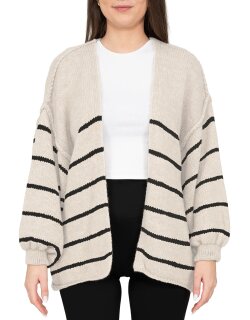 Reichstadt Relaxed Fit Cardigan Streifen-Design 25RSW088