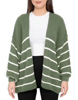Reichstadt Relaxed Fit Cardigan Streifen-Design 25RSW088