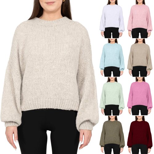Reichstadt Relaxed Fit Strickpullover Rippabschlüsse 25RSW089