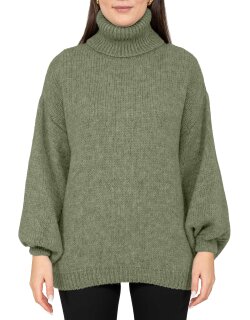 Reichstadt Relaxed Fit Rollkragenpullover Rippabschlüsse 25RSW090