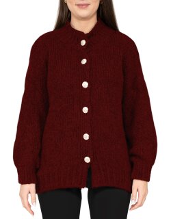 Reichstadt Relaxed Fit Strickjacke Dekorative Knöpfe 25RSW094