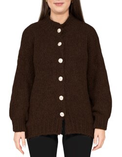 Reichstadt Relaxed Fit Strickjacke Dekorative Knöpfe 25RSW094