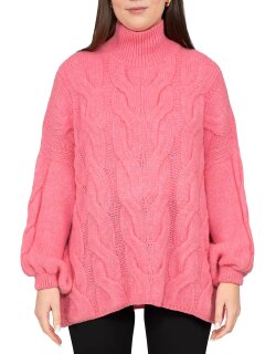 Reichstadt Relaxed Fit Strickpullover Zopfstruktur 25RSW091