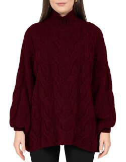 Reichstadt Relaxed Fit Strickpullover Zopfstruktur 25RSW091