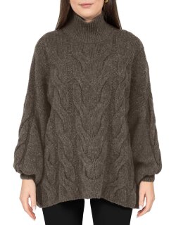 Reichstadt Relaxed Fit Strickpullover Zopfstruktur 25RSW091