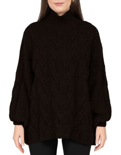 Reichstadt Relaxed Fit Strickpullover Zopfstruktur 25RSW091