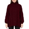 Reichstadt Relaxed Fit Strickpullover Zopfstruktur 25RSW091