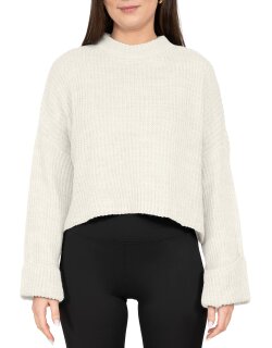 Reichstadt Relaxed Fit Strickpullover Breite Ärmelabschlüsse 25RSW093